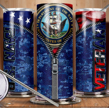Load image into Gallery viewer, Veteran tumblers
